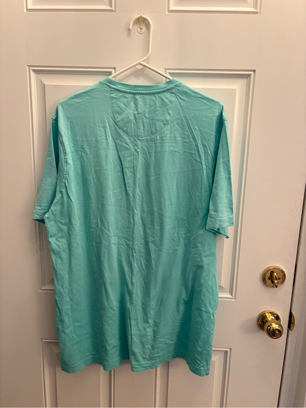 Greg Norman Collection Aqua Short-Sleeve Pocket Tee - Picture 4 of 4